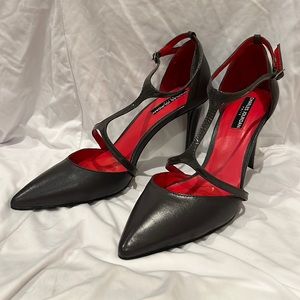Charles Jourdan leather heels women’s 10